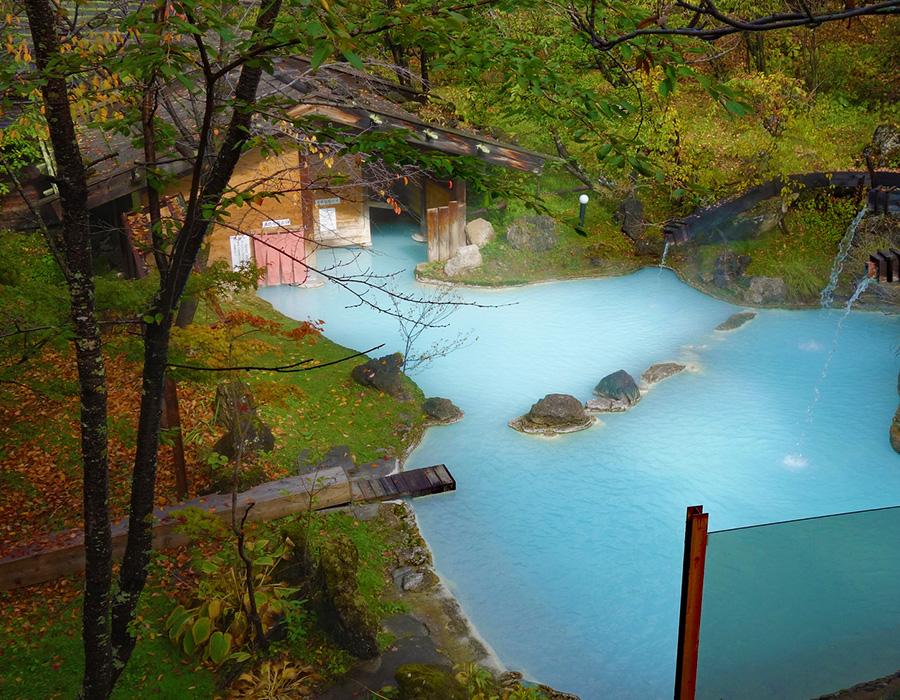 Autumn leaves-Shirahone Hot Springs　写真